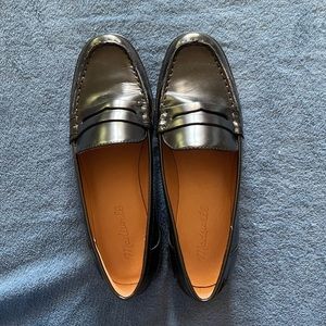 - Preowned MADEWELL penny loafers in leather
